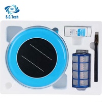 Ioniseur solaire pour piscine avec électrolyse au cuivre pour la purification de l'eau de piscine et une utilisation réduite du chlore jusqu'à 45 000 gallons