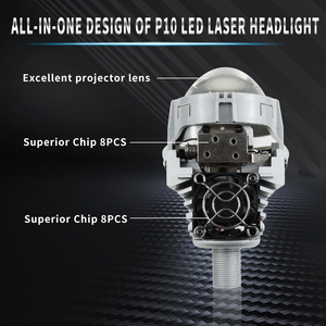 2.5 Inch Ống Kính Rõ Ràng Bi LED Xe Đèn Pha Trang Bị Thêm 6000K 45W <span class=keywords><strong>360</strong></span> Độ <span class=keywords><strong>Fisheye</strong></span> Ống Kính Máy Chiếu Cho Cao & Thấp Chùm Trên Bất kỳ Xe Ô Tô - Product Image 4