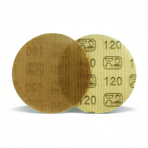Disques de ponçage en maille Velcro Fervi, grain 120, pour le finissage du bois et du métal - Product Image 2