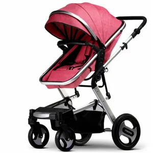 cotton baby stroller pram buggy baby strollers with lightweight folding umbrella baby stroller reversible handle