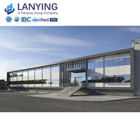 Atelier en acier de construction de kits d'entrepôt de bâtiments de stockage préfabriqués durables