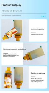 Module d'affichage couleur TFT IPS 3,5 pouces, résolution 720 (RVB) x 1280, interface MIPI ST7703, vision panoramique, 410 nits, 10 LED - Product Image 4