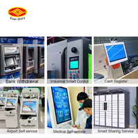 Moniteur tactile sans cadre industriel, module LCD de caméra, 24 pouces, reconnaissance faciale pour affichage HMI en libre-service, affichage extérieur