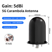 Antenne omnidirectionnelle verticale extérieure à gain élevé 5dBi, connecteur N, 2500-3800MHz, routeur WiFi 5G LTE, amélioration du signal CPE