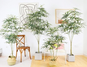 สัมผัสเหมือนจริงสูง180ซม. dizygotheca elegantissima ต้นไม้สำหรับตกแต่งห้อง<span class=keywords><strong>วาด</strong></span>รูปต้น<span class=keywords><strong>ไม้</strong></span>ปลอมผ้าคุณภาพสูง dizygotheca - Product Image 1