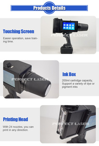 Hoàn hảo Laser Trung Quốc Nhà sản xuất chuyên nghiệp cầm tay máy in phun nhãn in ấn thời hạn sử dụng mã hóa máy cho ly tấm - Product Image 3