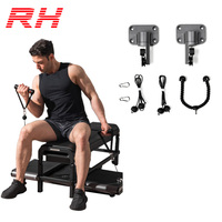 RH L5 Home Fitness Power Station Smith Machine para entrenamiento de fuerza para ejercicios de tríceps de brazo, pecho y piernas