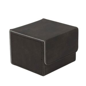 Boîte de rangement en cuir PU de haute qualité pour cartes de jeu Yugioh Tarot, personnalisable avec logo, 105x105x80mm, carrée - Product Image 3