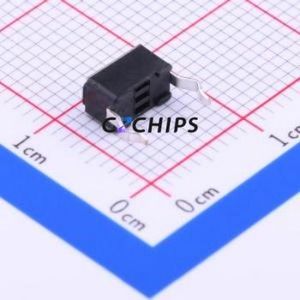 TL1107AF180WQ Tactile Switch Through hole Component (THT) Switch Single Pole Single Throw Rectangle Button 1.8N Through Hole - Product Image 2