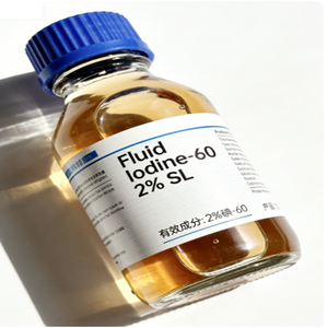 Yoduro de Iodo-60 Líquido al 2% SL para Agricultura, <span class=keywords><strong>Fungicida</strong></span> Nanométrico para el Control de la Antracnosis en Fresas, el Virus del Tomate y la Mancha del Coto en Cultivos - Product Image 1