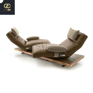Nuevo Diseño de <span class=keywords><strong>Silla</strong></span> Italiana para la Villa - Muebles de Cuero en <span class=keywords><strong>Gris</strong></span> - <span class=keywords><strong>Silla</strong></span> <span class=keywords><strong>Reclinable</strong></span> Creativa, Todo en Uno y Lujosa - Product Image 4