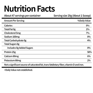 Protéine en poudre isolée de lactosérum 100% pure, <span class=keywords><strong>sans</strong></span> <span class=keywords><strong>lactose</strong></span>, <span class=keywords><strong>sans</strong></span> <span class=keywords><strong>gluten</strong></span>, avec vitamines, <span class=keywords><strong>sans</strong></span> saveur, 25g de protéines par portion - Product Image 2