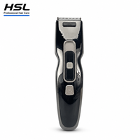 Tondeuse à cheveux professionnelle HSL-105121 avec écran LED, lame en céramique et titane, 4 réglages de longueur (0,8-1,8 mm), Turbo et verrouillage de voyage