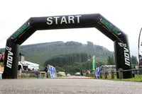 Arco Inflable Ecológico para Eventos Deportivos, Decoración Publicitaria para Carreras al Aire Libre, Arco de Salida y Meta