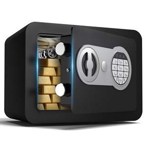 Caja Fuerte Pequeña para el Hogar, Caja de Seguridad Personal para Dinero, Efectivo y Documentos, Caja de Seguridad para Niños con Teclado Digital, Caja Fuerte para Dinero - Product Image 4