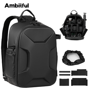 Sac à dos pour <span class=keywords><strong>appareil</strong></span> <span class=keywords><strong>photo</strong></span> Ambitful S1, coque rigide, étanche, antichoc, pour Canon, Sony, Fuji, <span class=keywords><strong>Nikon</strong></span>, grande capacité, sac de photographie - Product Image 1