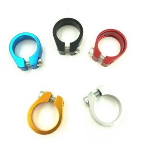 <b>Quick</b> <b>Release</b> Mountain Bike Seatpost <b>Clamp</b> Aluminum Alloy Black 31.8mm Universal Fit - Product Image 5