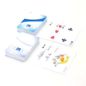 Naipes de PVC personalizados de alta calidad, tarjetas de póquer de impresión en Color <span class=keywords><strong>HD</strong></span> de plástico duradero para entretenimiento al aire libre - Product Image 3