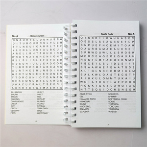 Libri di indovinelli con rilegatura a spirale e copertina morbida, con stampa personalizzata e logo - Product Image 4