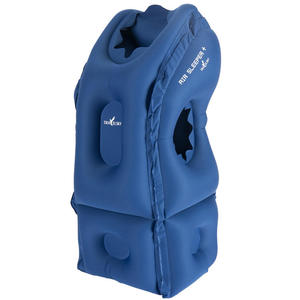 Coussin de voyage gonflable pour le cou en TPU avec valve EZ, réglable, pour le camping - Product Image 5