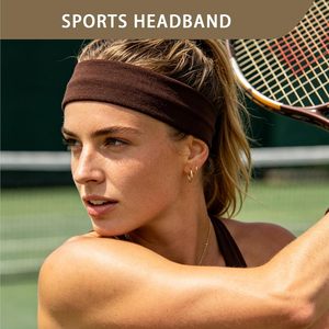 Diadema Deportiva Elástica de Color Sólido Básico para Yoga, Antitranspirante, Absorbente de Sudor, Transpirable, para Hombres y Mujeres - Product Image 5