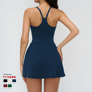 Nuovi Abiti Sportivi da Golf e Tennis <span class=keywords><strong>per</strong></span> Donna, Abbigliamento da Palestra e Allenamento Fitness con Pantaloncini OEM - Product Image 3
