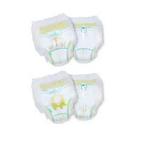 Échantillon gratuit Grade A/ B Pull Up pantalon jetable blanc couche pour bébé