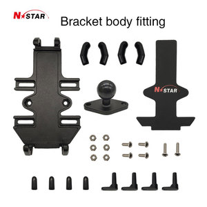 Soporte de teléfono Nstar, soporte de montaje de agarre rápido de aluminio, manillar de motocicleta ajustable, brazo de doble enchufe para montaje Gopro para Ram - Product Image 5