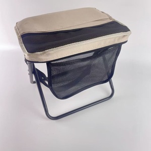 Chaise pliable d'extérieur en tissu Oxford avec structure en fer pour la maison, le camping, les voyages, le métro, le train à grande vitesse, la pêche, la plage, et <span class=keywords><strong>tabouret</strong></span>-sac à main - Product Image 2