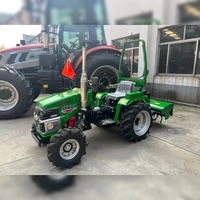 Mini Tractor Agrícola Compacto de 14HP, de Cuatro Ruedas, para Agricultura, Pequeño Trattorino Tagliaerba