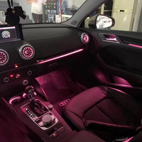 Éclairage d'ambiance intérieur LED automobile, adapté aux voitures Audi A3/S3/V8