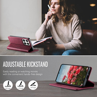 Funda de Cuero con Ranuras para Tarjetas CaseMe para Xiaomi 17 Ultra, Funda Magnética con Tapa para 17T Pro, Funda Protectora con Soporte para Teléfono