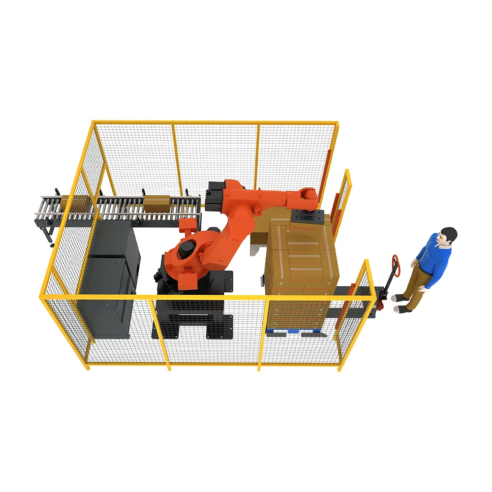 Brazo de robot de alta calidad Precio de robot de paletización de 6 ejes para cajas/cajas de cartón de recogida y colocación
