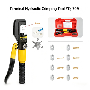Pince à sertir hydraulique manuelle 70 mm pour fils et bornes en cuivre et aluminium, qualité industrielle - Product Image 5