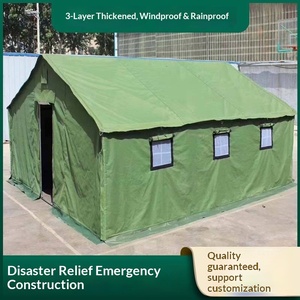 Tente de secours tout-terrain avec structure <span class=keywords><strong>en</strong></span> acier renforcé et <span class=keywords><strong>abri</strong></span> <span class=keywords><strong>en</strong></span> <span class=keywords><strong>toile</strong></span> de coton chaud - Product Image 2