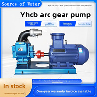 Pompe à engrenages électrique triphasée en fer YHCB en forme d'arc, moteur antidéflagrant haute pression 7,5 CV pour l'industrie chimique, diesel, OEM