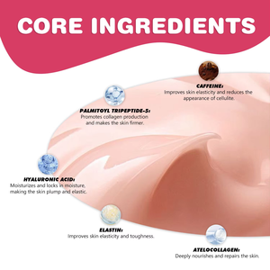 Crema Reafirmante Corporal para Glúteos, Mejora la Elasticidad y Suavidad, con Cafeína y Péptidos para una Piel Joven, para Mujeres - Product Image 6
