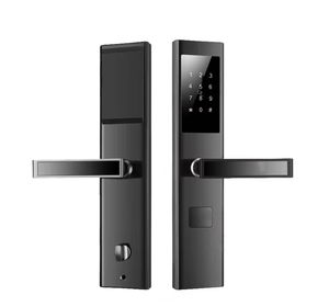 Nhà thông minh an ninh Ổ khóa cửa tự động khóa và xử lý Bộ trong Matte đen hoặc chải thép không gỉ Wi-Fi nối mạng - Product Image 2