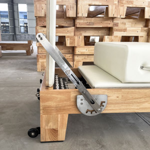 Reformer de Pilates de Madera de Caucho para Uso Doméstico y Comercial, Máquina Profesional de Pilates para Estudio - Product Image 6