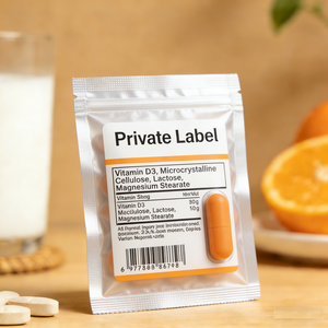 OEM ODM 碳酸钙维生素D3片剂 GMP/HACCP/ISO认证工厂 清真认证可选 OEM交货时间快 - Product Image 3
