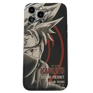 Narutos Kiki Kakashi dengan casing ponsel earphone cocok untuk 12 casing ponsel Anime 11 "Apple iPhone13promax