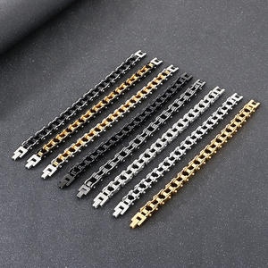 KALEN lucente catena bicicletta in acciaio inox ciondolo collana <span class=keywords><strong>uomo</strong></span> <span class=keywords><strong>bracciali</strong></span> - Product Image 6