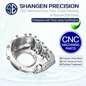 Boîtier de cloche de transmission manuelle et boîtier d'embrayage usinés CNC, couvercle d'extrémité de réducteur EV, composants en aluminium CNC sur mesure - Product Image 1