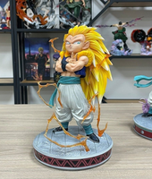 2 Styles 25cm Dragon Super Saiyan 3 Gotenks Anime Action Figure Gk Statue Collection Modèle Jouets Cadeaux