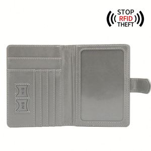 Custom Logo RFID Blocking Leather <b>Passport</b> <b>Holder</b> <b>Wallet</b> - Travel Card Case Accessories for Men & Women - Product Image 2