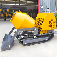 Mini bétonnière à chargement automatique Chargeur de camion à béton avec pompe à chenilles et composants du moteur Moteur de pompe à moteur