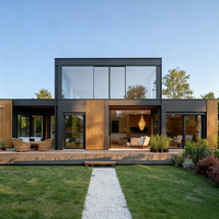 Easy Home 002 Villa de luxe VIP moderne préfabriquée - Personnalisable, écoénergétique, construction rapide, panneau sandwich galvanisé, hôtel