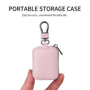 Custodia custodia per auricolari con custodia portatile universale in materiale PU con gancio per moschettone per <span class=keywords><strong>AirPods</strong></span> tutto il modello - Product Image 5