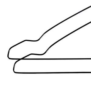 Cintre à large épaule sans couture personnalisé multi-taille simple en fil fin pour nettoyeur à sec - Product Image 5