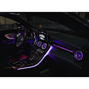 W205 64 Colors Ambient <b>Lighting</b> Upgrade Kit for Mercedes-Benz C-Coupe 2015-2021 Set of 6 Interior LED Light <b>Accessories</b> Trim - Product Image 2